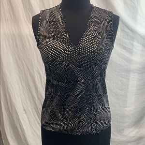 NWOT DKNY polka dot top